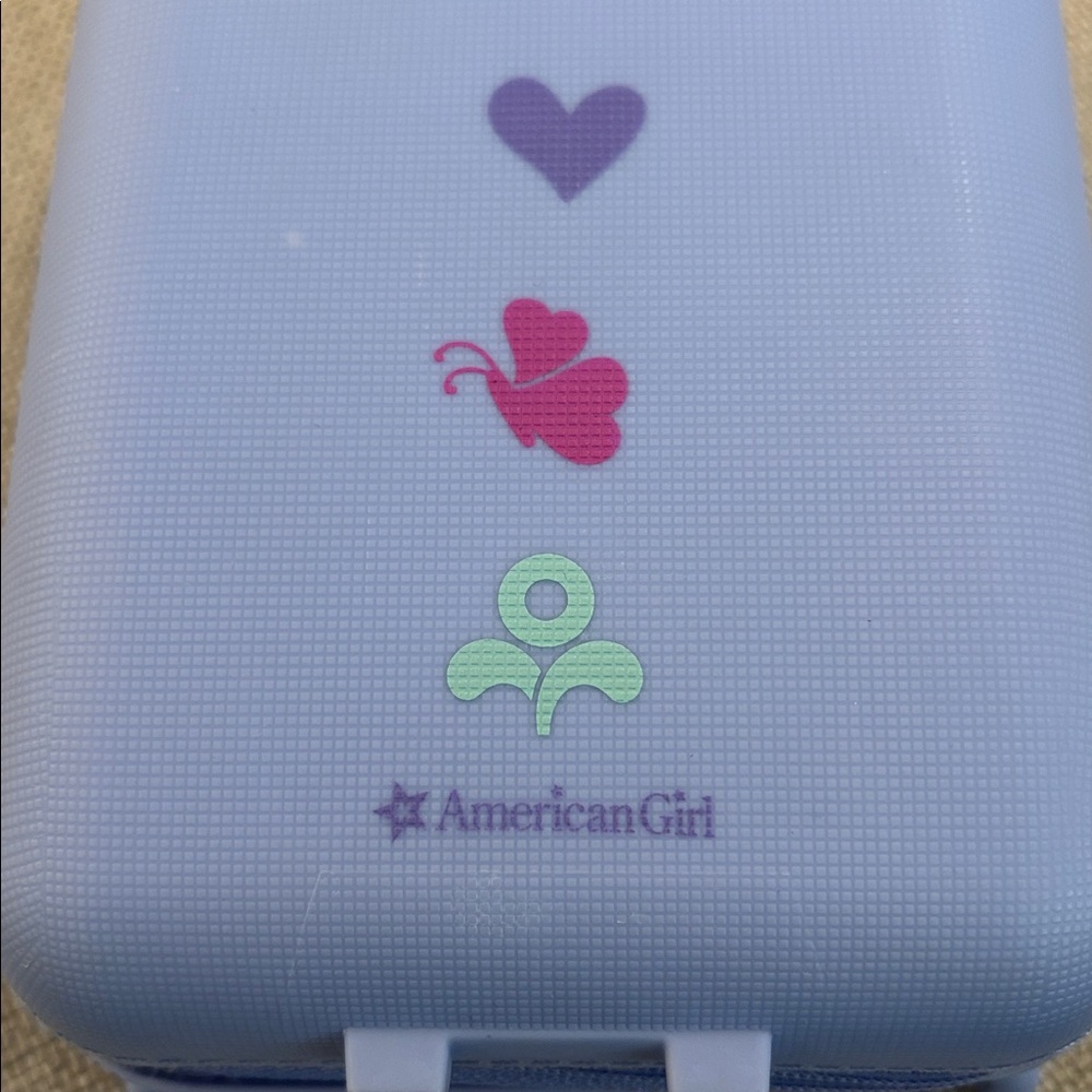 American Girl Doll Rolling Suitcase Retired - Picture 3 of 6